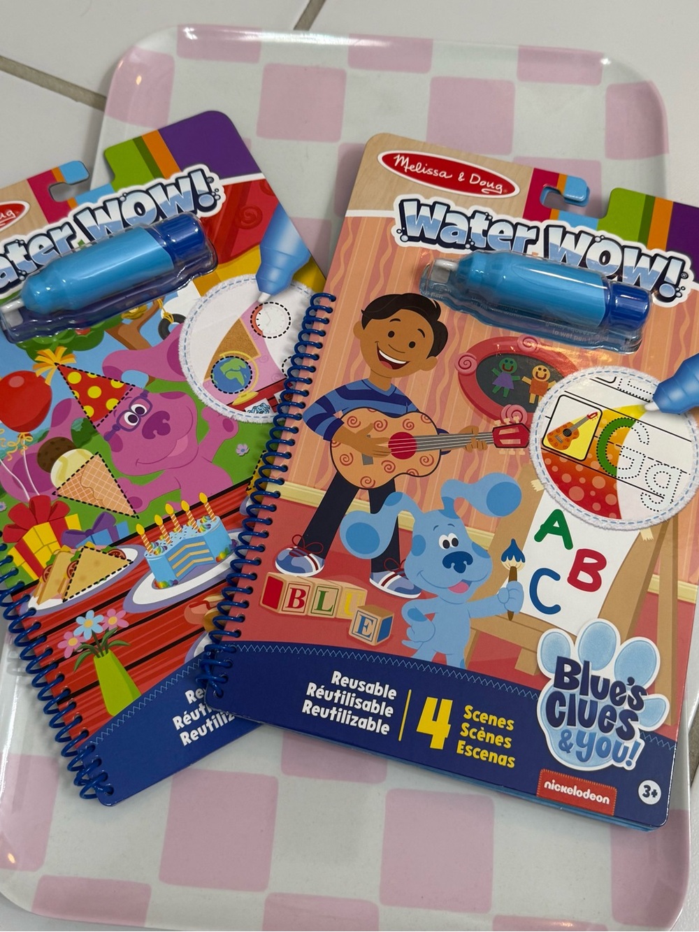 Melissa & Doug Water Wow! Blue's Clues & You Reusable Activity Books - Blue (2)